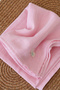 100% Organic Cotton Double Layer Muslin Cover Baby Pink (75X85 cm) - 6