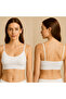 Women's 3-Pack Padded Sports Bra with String Straps Half Tank Top - 7