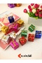 6 Pieces Pine Tree Ornament in the Shape of Gift Package Christmas Decorations - 5