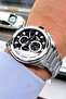 Exclusive Men's Wristwatch Waterproof Stainless Silver Color Steel Band - Dke2007C1 - 4
