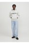 Hooded Collar Cream Men's Sweatshirt 12246802_Jorlakewood Sweat Hood Bf - 7