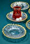 Special Design Gold Gilded Large Size Tea Plate - 7