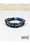 Lapis Lazuli Natural Stone Unisex Combination Bracelet - 5