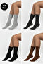 Original Women's Soft Touch Premium Series Soft Textured Wool Corduroy Winter Sleeping Socks 4 Pairs