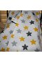 Baby Stroller Cover Double Layer Lined Stroller Cover Yellow Star Pattern Snap Fastener Stroller Cover - 6
