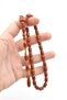 Hakkı Usta Signed Capsule Cut Orange Compressed Amber Prayer Beads - 3
