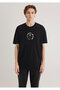 Jeans Back Printed Black T-Shirt Oversize / Wide Cut 0611719 -900 - 4