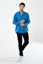 It's a New Product.Men's Blue Comfortable Fit P Cotton U O Oversized K Linen Shirt - 4