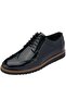 45 - 46 - 47 - 48 -49 - 50 Nrm1241 Black Patent Leather Large Size Calf Leather Comfortable Wide Fit Men's Foot