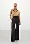 Waist Detailed Pocket Trousers - Brown