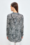 Patterned Plain Shirt - Black - 6