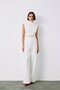 Bel Accessory Trousers - Ecru - 2