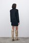 Glitter Short Tweed Jacket - Black - 6