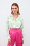 Multicolor Patterned Loose Shirt - Green - 5