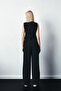 Buttoned Vest - Black - 5