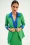 Mono Collar Classic Jacket - Green