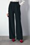 Shiny Striped Trousers - Black - 6