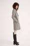 Houndstooth Pattern Coat - Brown - 7