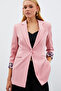 Mono Collar Classic Jacket - Powder - 4