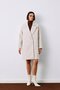 Patterned Short Coat - Stone