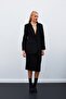 Belted Tweed Jacket - Black - 2