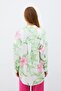 Multicolor Patterned Loose Shirt - Green - 8