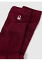 Unisex Burgundy Benetton Logo Socks - 2