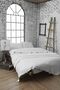 Double Pompom Pique Blanket 200x220 Cream