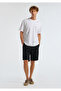 Men's Black 100% Cotton Parachute Fabric Bermuda Shorts