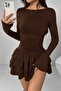 Ruffled Tiered Mini Dress - 2