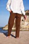 Relaxed Fit Cotton Linen Trousers - 7