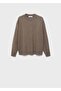 Ribbed Detailed Oversized Sweater - 3