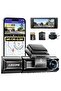 داش كام M550MAX بدقة 4K و 3عدسات لتصوير شامل بزاوية واسعة، تدعم GPS و Wi-Fi & Bluetooth