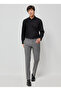 Altınyıldız Classics Normal Waist Narrow Leg Slim Fit Gray Men's Trousers 4A0100000002
