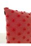 Tufting Linen Polka Dot Decorative Throw Pillow Case (Colorpomegranate Flower) - 4