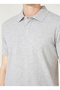Altıny Yıldız Classics Gray Melange Men's Polo T-Shirt 4A9000000001 - 4