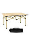 Folding Camping Table – Lightweight Aluminum Roll Up Picnic Table with Carry Bag 95×55X50cm