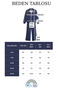 Girl's 3-Pocket Dark Indigo School Tracksuit Set, Ages 5-14 12039 - 3