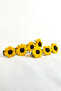 - Hülya 6683 Handmade Floral Patterned Polymer Clay Set of 2 Clip-On Hair Clips / 8 cm - 6 cm - 3
