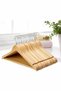 10 Pieces of Wooden Polished Natural Clothes Hangers Smooth Pack of 10 - 4