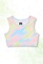 Tie Dye Patterned Shorts Skirted Crop Girl's Athlete Suit - 4
