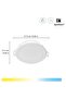 Smart Tunable White Recessed Downlight 8, 24W, 2700K-6500K, Dimmable, Wi-Fi And Bluetooth, App A - 2