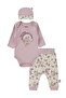 Butterfly Printed 3-Piece Set 6-18 - Lilac