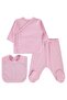 3-Piece Basic Bodysuit Sets - Pink - 5
