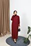 Mercerized Dress with Stone Detail