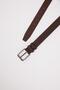 Men's 100% Genuine Leather 3.5 Cm Classic Black Belt - 3