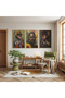 Wooden Framed African Women Triple Wooden Painting Set - 3
