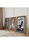 Men's Berber Triple Wooden Painting Set with Wooden Frame - 2