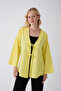 Yellow Kimono Tunic with Front Bag - 5