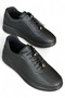 Black Women's Orthopedic Rubber Laced Casual Shoes 3428Nav - 7